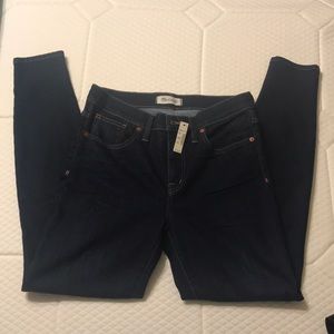 Madewell 9” High Riser Dark Skinny Skinny Size 29